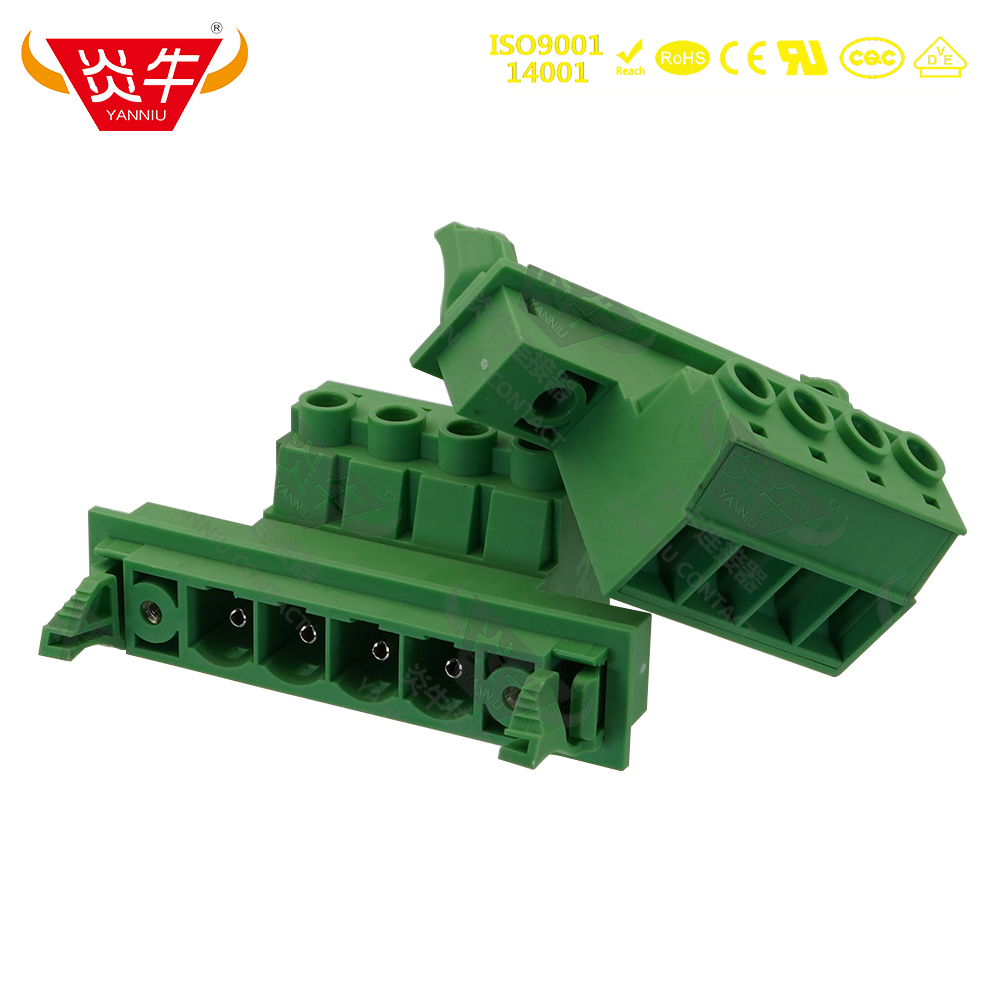 KF2EDGSRKWP/DFK-PC 16-STF-SH炎牛10.16mm凤凰插拔式PCB接线端子