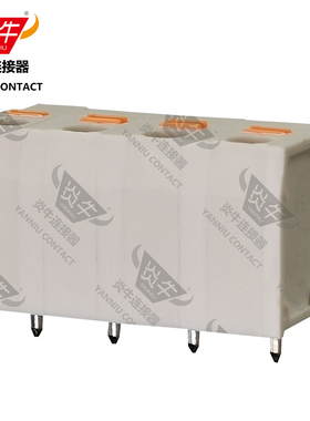 YN239/KF239/739-302炎牛PCB接线端子7.5mm弹簧式按钮凤凰端子