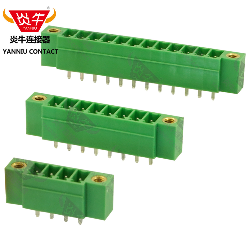 3.5mm炎牛PCB接线端子针座15EDGVM/ECH381VM/KF2EDGVM/MCV1.5-GF