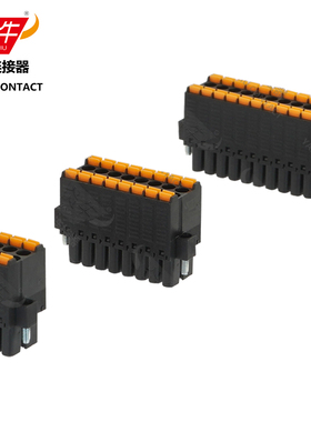 YN15EDGKNHM/KF2EDGKSM/DFMC1.5双层弹簧插拔3.5mm凤凰接线端子