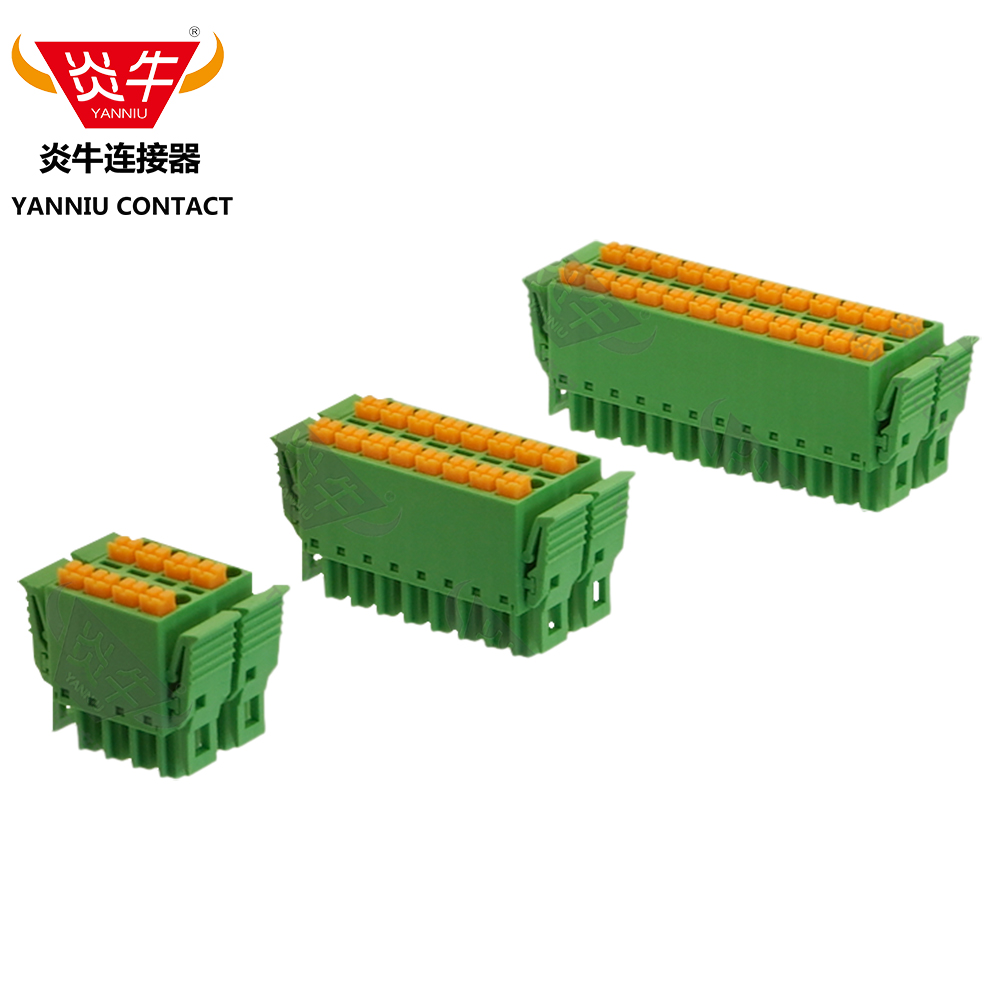 3.81mm端子台炎牛插拔式
