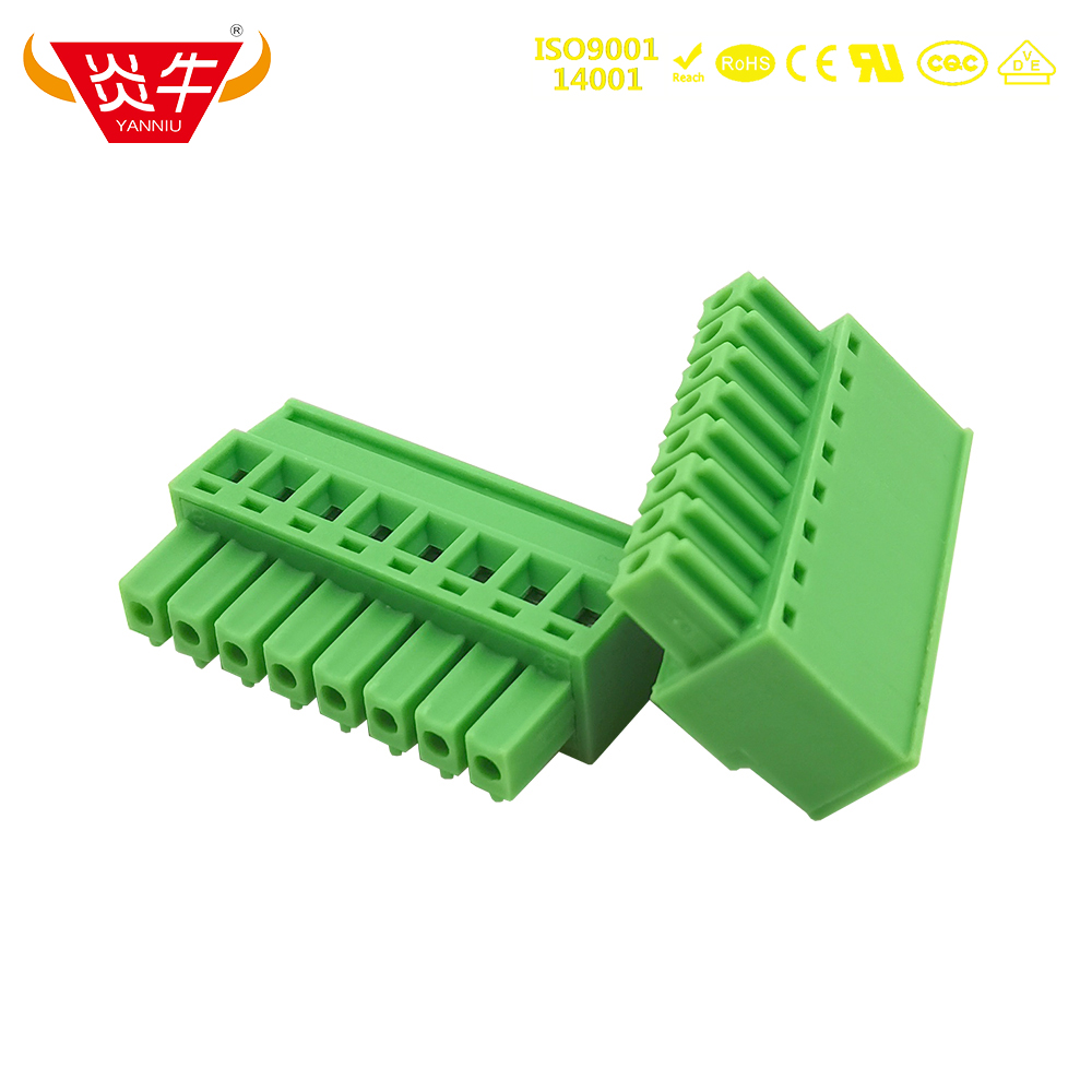 YN15EDGKB插拔3.81mm炎牛端子排