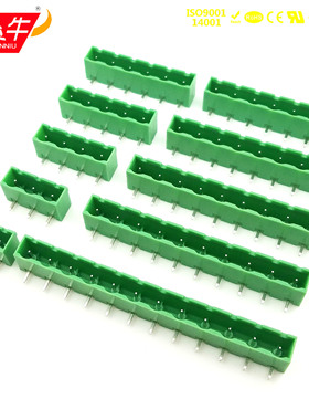 7.5mm插拔式PCB接线端子台KF2EDGRC/GMSTBA2,5-G凤凰接线柱接线排