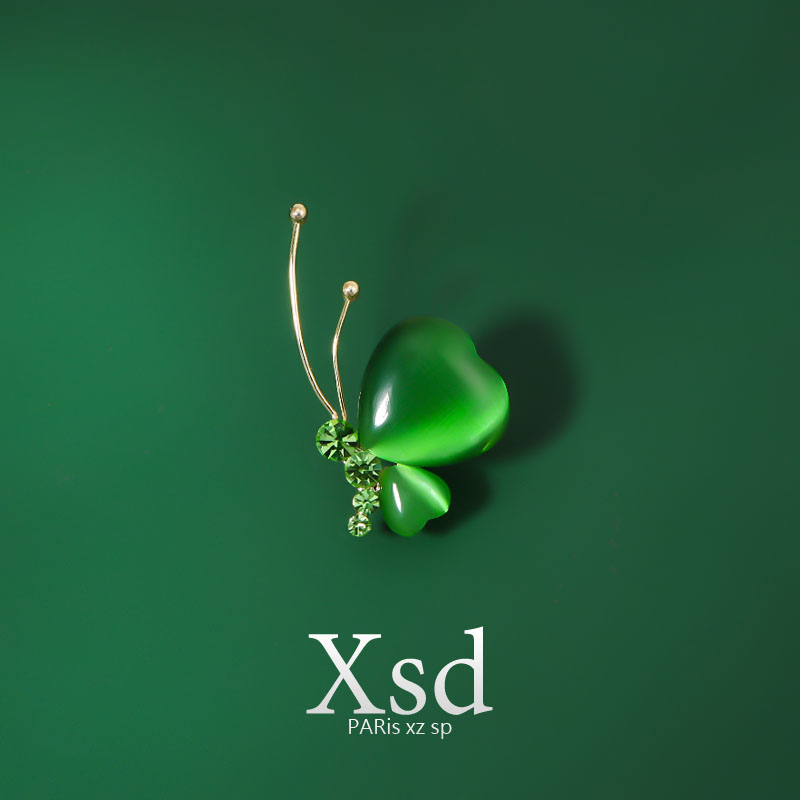 轻奢小众女士蝴蝶胸针胸花