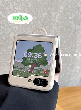 液态硅胶一体壳指环适用三星zflip6手机壳新款简约软壳GalaxyF7210折叠屏保护套SM-Zflip7FE个性男女款5