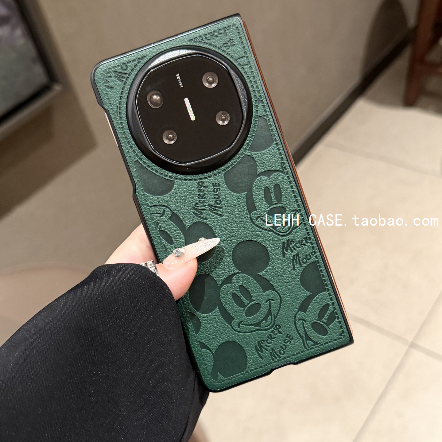 潮牌卡通印花适用华为MateX6/7手机壳新款三星zfold7/6折叠屏荣耀magicVS3高档皮纹oppoN5外壳VIVOXfold5男女