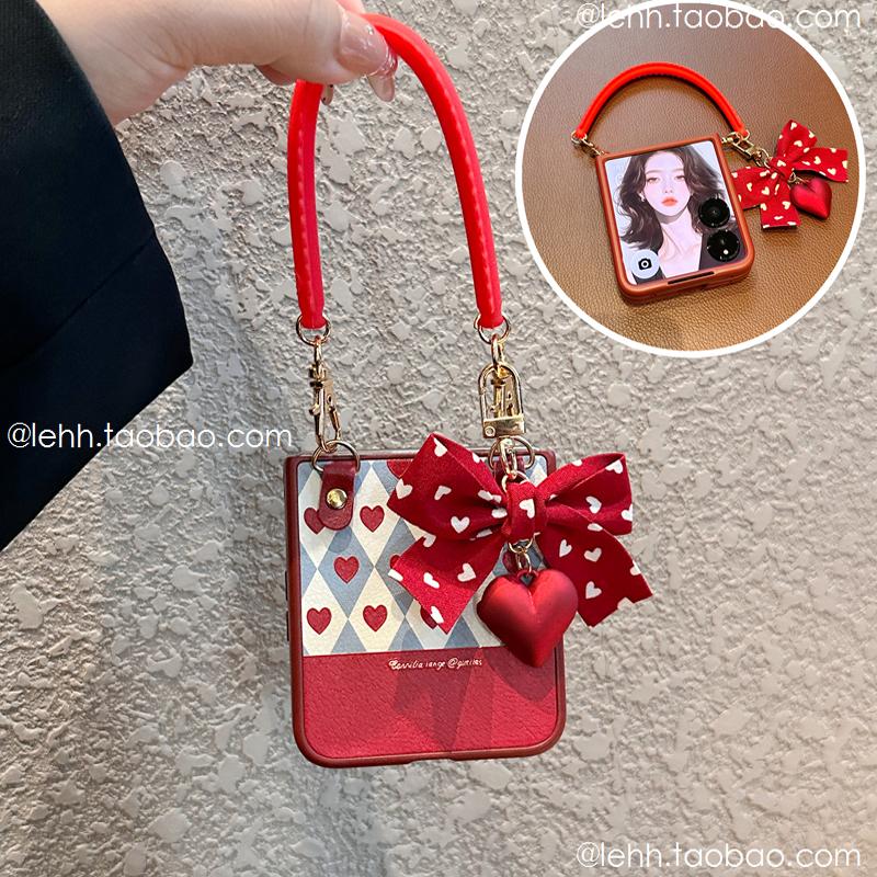 适用mixflip2复古皮质手机壳