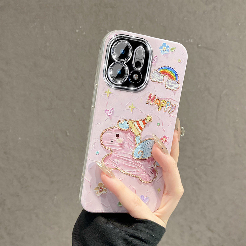 2026油画彩虹小马适用opporeno15手机壳reno14卡通reon13pro+可爱12带11挂链10新年8红色7马年6十oppo冰川纹p,3C数码配件,手机保护套/壳,淘宝优惠券,粉丝福利购,淘宝优惠卷