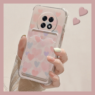 韩系彩色爱心带腕带适用oppoa6pro手机壳a6max卡套a6gt插卡a6卡包一体a6i简约por新款0pp0超火全包防摔硅胶女