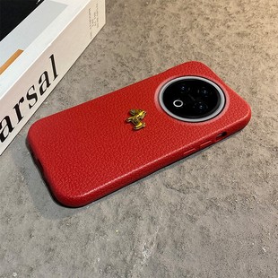 2026金色小马适用vivoy53s手机壳y52s新年y31s红色y37本命年y36i卡通y35m 立体y33e马年y20仿皮z5女u3x十vivo