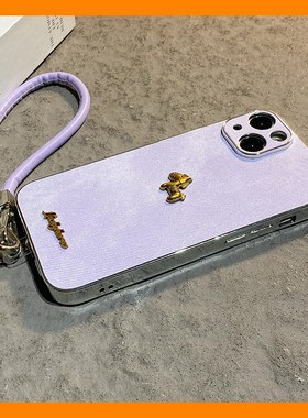 2026金属英文小马适用华为荣耀play8t手机壳play7t新年马年畅玩60plus带50挂绳40plus紫色30牛仔纹20卡通v40