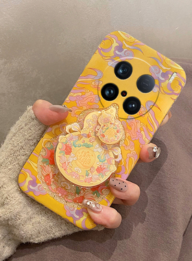 适用vivox200promini手机壳x100s中国风x90pro+立体x80旋转x70葫芦xnote带t2x支架x60招财x50国风vivo硅胶女p