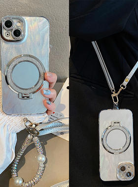 适用oppoa3手机壳a3pro可斜挎a97立体a93闪粉a72镜子a58支架a57带a53s挂绳a16挂链a3x简约a2硅胶a1软壳oppo女