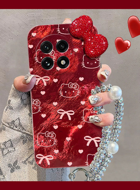 适用oppo一加ace5pro手机壳1+ace5凯蒂猫13带钻ace3蝴蝶结12红色ace2新年11蛇年ace3v本命8t过年9rt十ace春节