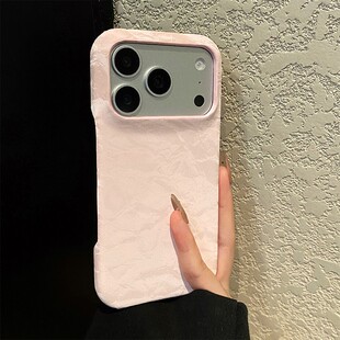 缎面纹理丝绒适用三星a91手机壳a90中国风a82a70简约a81a55纯色a52s樱花粉a05s仿皮a20e皮纹a10s/a16十galaxy