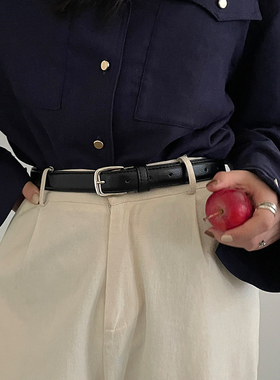 腰带女2025新款学生韩版ins风高级感休闲百搭简约皮带配牛仔裤带