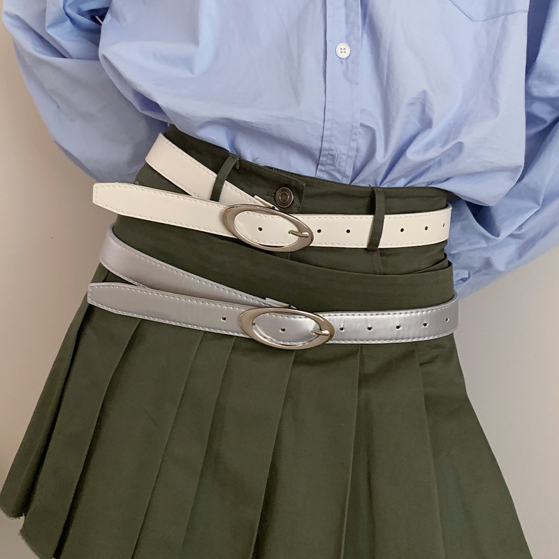韩版简约设计腰带百搭