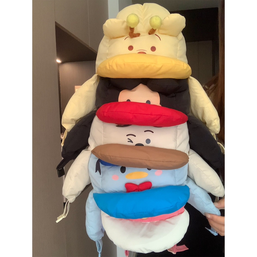 冬日可爱维尼小熊雷锋帽