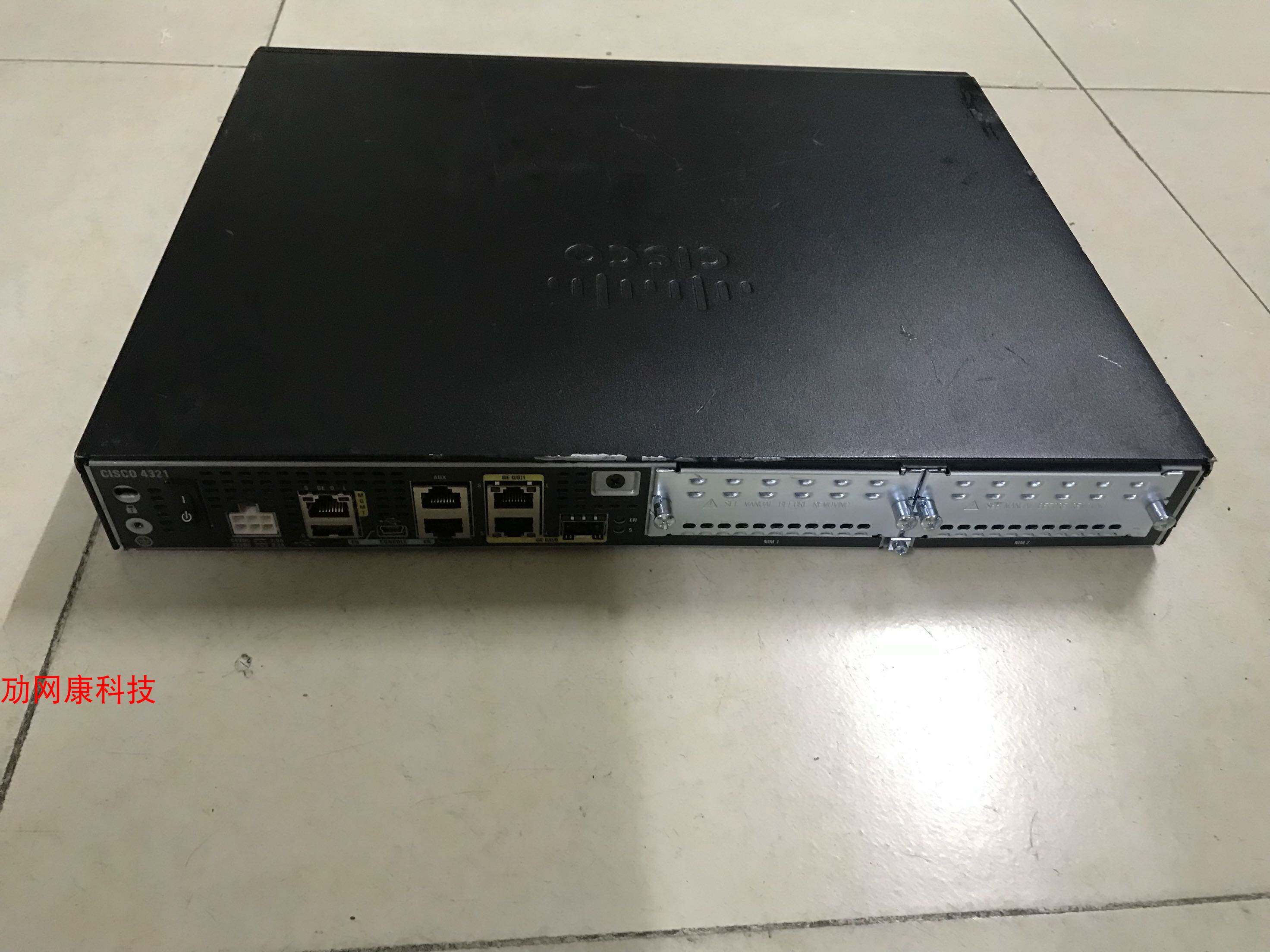 思科 isr4321/k9 集成多业务 模块化路由器 4g内存 4g闪存 2网口