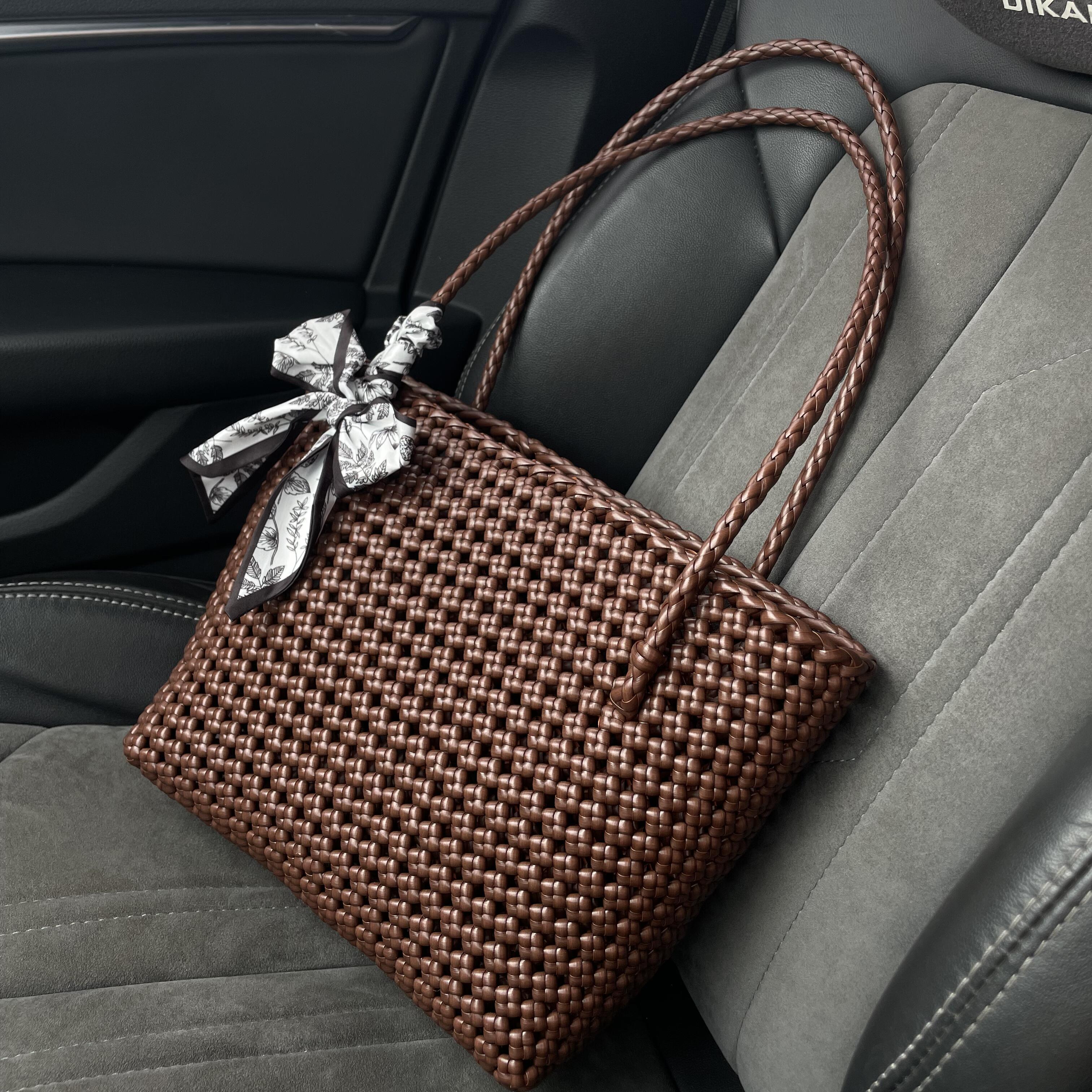 藤条编织包diy材料包夏日外出旅行手提单肩包通勤包沙滩包手拎包