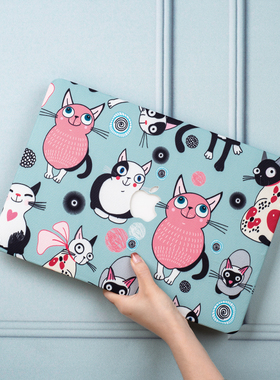 笔记本保护壳适用苹果macbookair2023款14英寸M2max电脑套M1配件macpro16个性彩绘可爱女13保护套12外壳潮