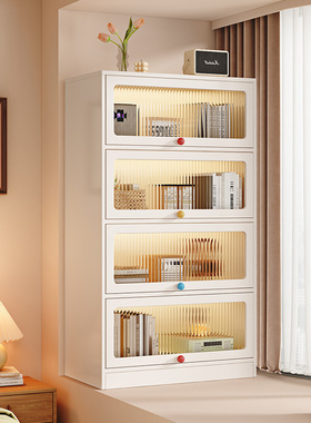 实木飘窗柜阳台储物上翻窗台衣物收纳柜家用多层书柜置物柜落地柜