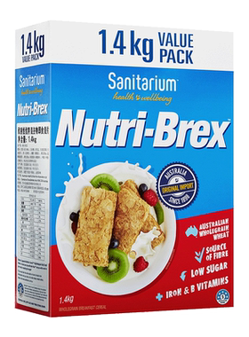 澳洲早餐麦片欣善怡麦片饼干1.4kg低脂即食麦片高膳食纤维全麦脆