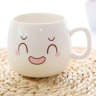 杯子马克杯带盖勺潮流情侣喝水杯家用咖啡杯男女茶杯 创意个性