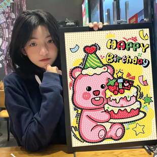 loopy钻石画生日礼物女生桌面摆件可爱送女朋友实用浪漫仪式感