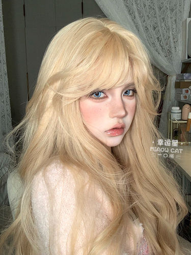 一口喵假发高温丝甜美可爱