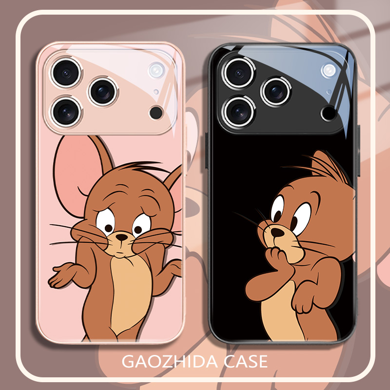 适用苹果手机壳杰瑞鼠卡通动漫