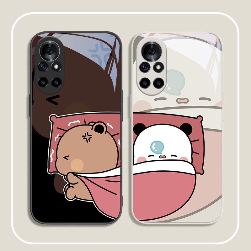 卡通可爱情侣款小众手机壳