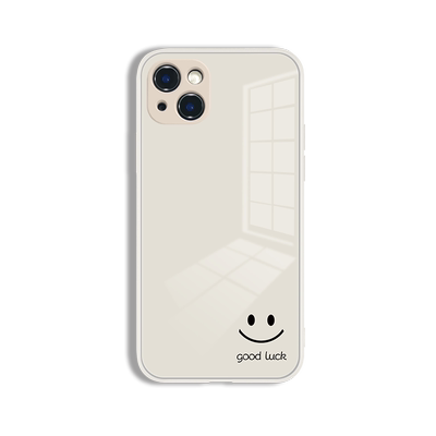 适用液态玻璃苹果手机壳简约