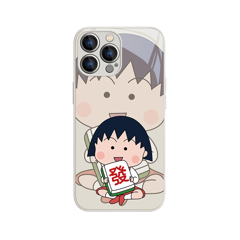 适用苹果15Pro手机壳卡通12promax蜡笔小新iPhone14发财17苹果16/13小丸子xr可爱新款8plus情