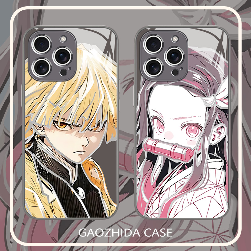 适用苹果手机壳鬼灭之刃祢豆子