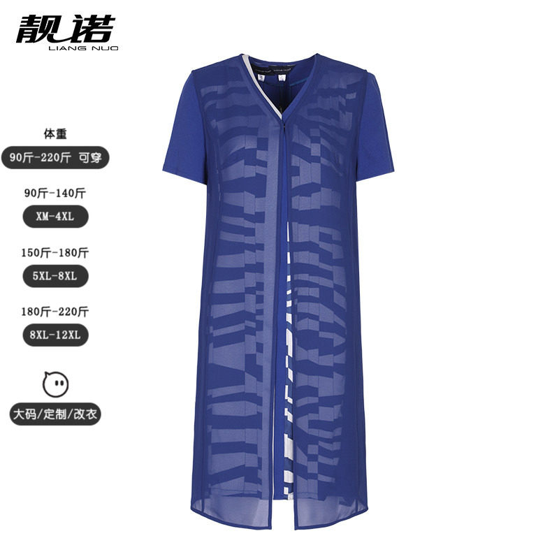 靓诺通勤H群两件套连衣裙