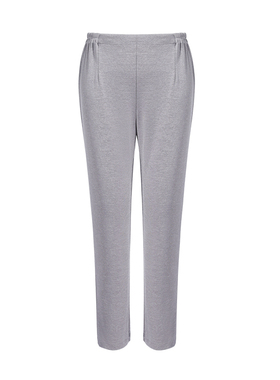 靓诺灰色小脚裤简约松紧腰夏季新款女士长裤柔软舒适百搭LK21238C