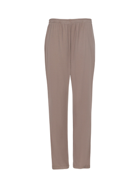 靓诺LIANGNUO咖色九分抽带裤LK14469A