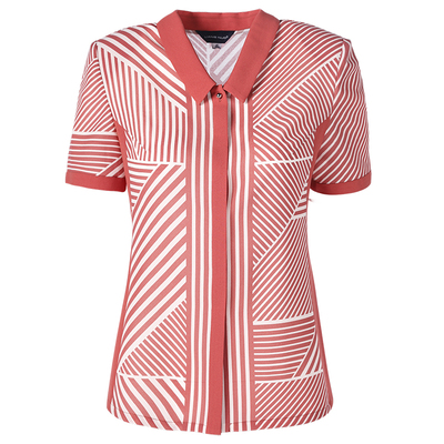 胭脂粉系带衫LC22216A靓诺