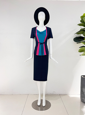 靓诺假两件针织衫LC13058A