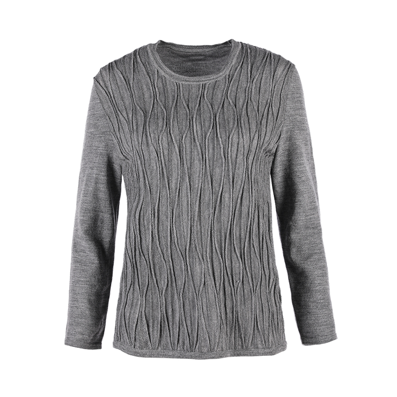 竖条亮葱毛衫LW16424A