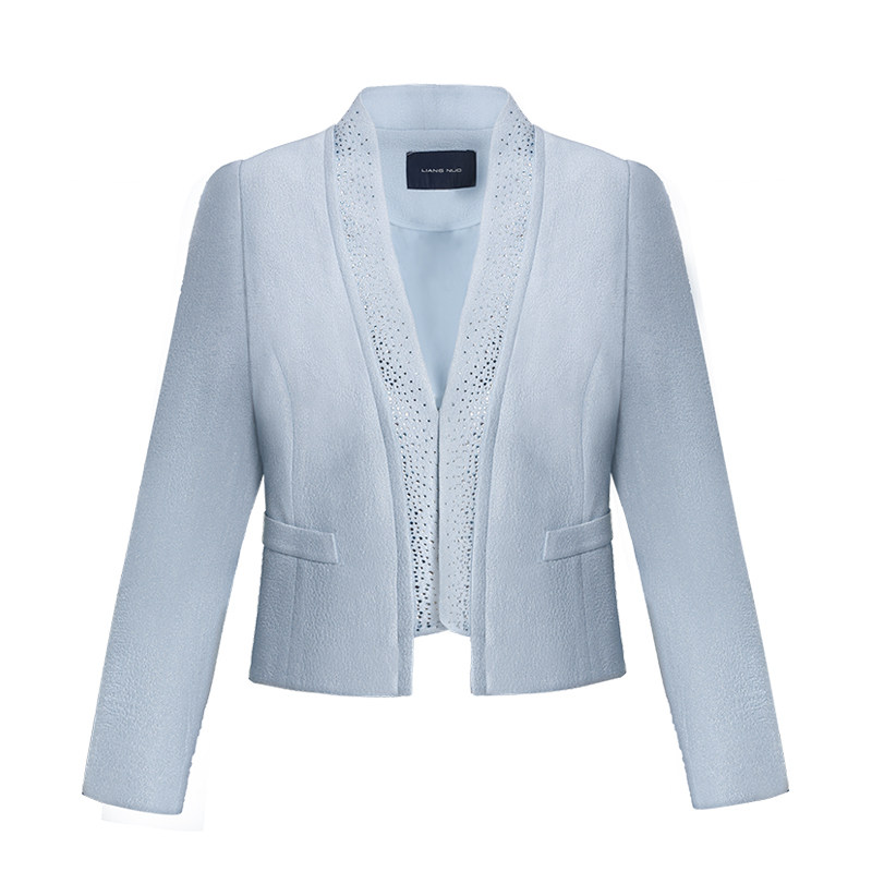 靓诺浅蓝上衣LS13007A