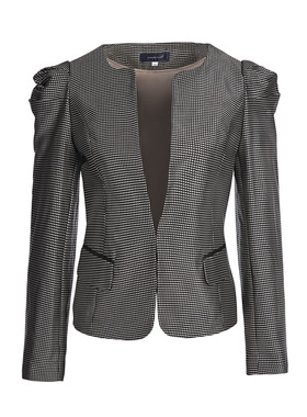 LIANGNUO靓诺小方格外衣LS11307A