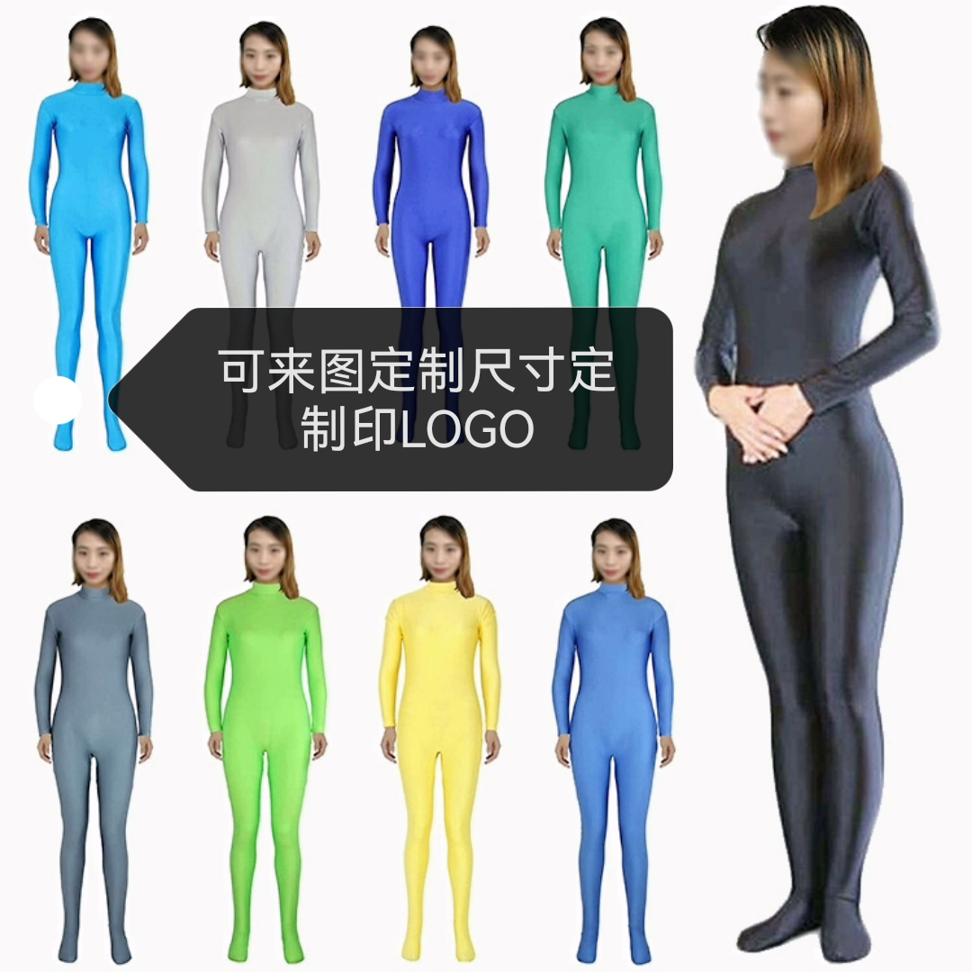 紧身连体塑身衣露头露手超薄舒适透气运动瑜伽体操表演年终大促销