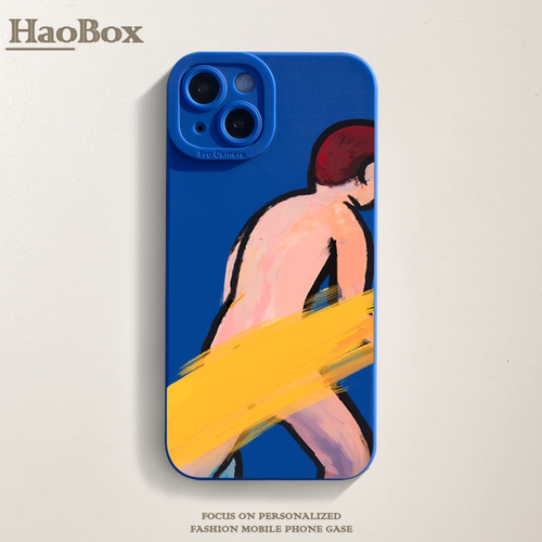 油画iPhone15苹果13/14promax适用mate60pro华为P60红米k70荣耀90潮opporeno6个性vivoS17手机壳iqoo11小米14