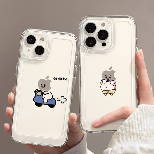 笔画人适用iphone16Promax手机壳14Pro新款2024女款13夏日12可爱plus简约x高级max软壳pro硅胶苹果15保护套16