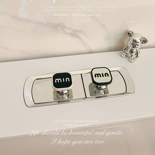 min马桶按压器长美甲专用卫生间水箱按钮马桶提盖器高级感马桶贴