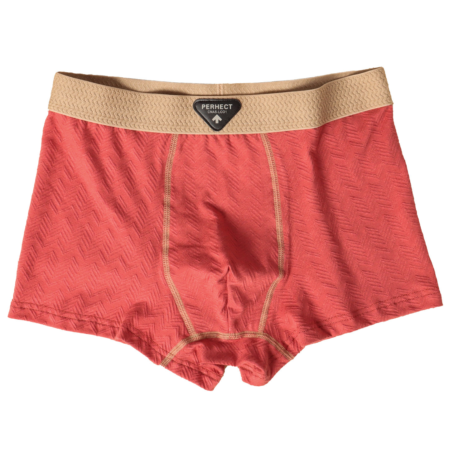 纯棉提花男士内裤四角中腰运动裤衩宽松舒适平角男款短裤透气新款