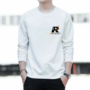 卫衣男打底衫春秋款外穿大码上衣服薄款宽松圆领T恤港风男装长袖