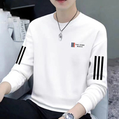 外穿耐磨耐脏黑灰色百搭大码 便宜工作服春秋男士 卫衣薄款 运动t恤